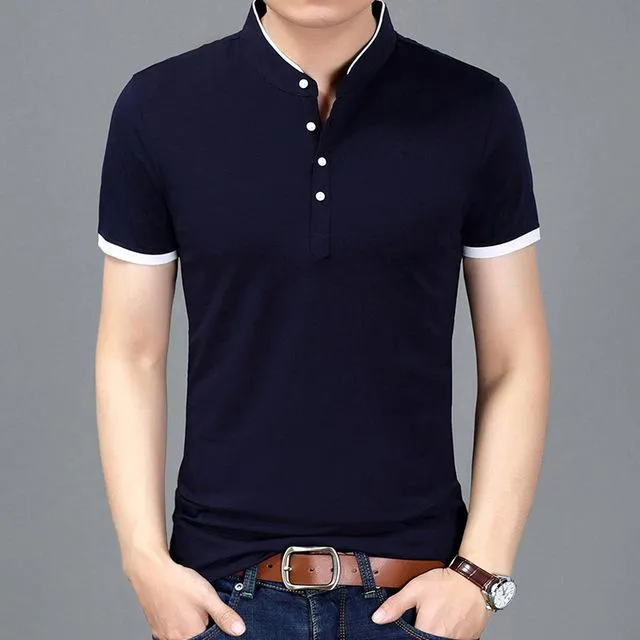 West Louis™ Casual Polo Shirts